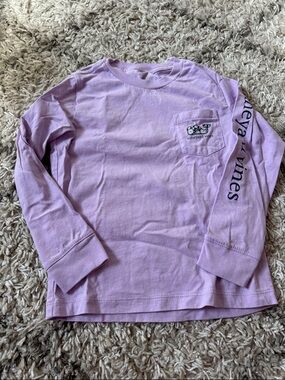 Vineyard Vines Long Sleeve Pocket Tee - Lavender